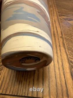 Niloak Mission Swirl Pottery Vase Arts & Crafts Era 6.25 H X 3.5 W Paper Label