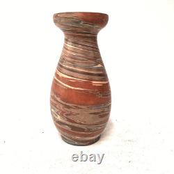 Niloak Mission Swirl Vase Marbled Clay Arts & Crafts Pottery Vintage