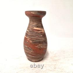 Niloak Mission Swirl Vase Marbled Clay Arts & Crafts Pottery Vintage