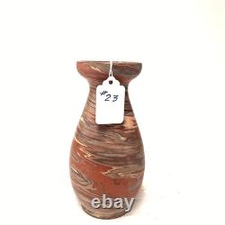 Niloak Mission Swirl Vase Marbled Clay Arts & Crafts Pottery Vintage