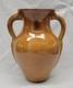 North Carolina Pottery 2 Handle Handle Tan 10.75 Inch Vintage Amphora # 5693