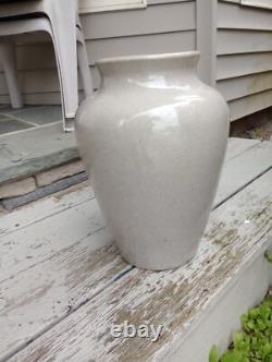 Old Large Arts & Crafts Pottery Vase Zanesville Or Ohio
