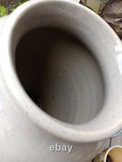 Old Large Arts & Crafts Pottery Vase Zanesville Or Ohio