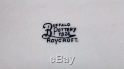 Old Roycroft Arts & Crafts Dish Buffalo Pottery 1926 Roycroft Mark