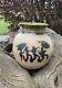 One Of A Kind Pottery Hand Thrown Jazz Fest Fleur-de-li New Orleans Ceramic Vase