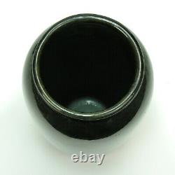 PRP Saturday Evening Girls Paul Revere Pottery gloss black vase Arts & Crafts