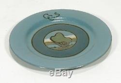 PRP Saturday Evening Girls Paul Revere Pottery landscape plate arts & crafts SEG