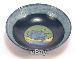 PRP Saturday Evening Girls pottery 6 bowl rabbit in landscape arts & crafts