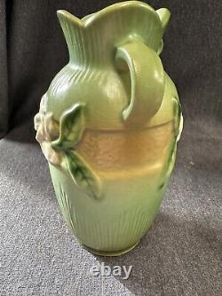 Pair Of Vintage Roseville Gardenia Urn VASES Pair 6 ARTS & CRAFTS Pottery 40's