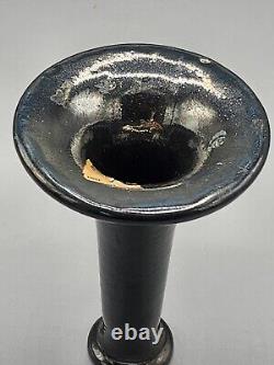 Paul Revere Pottery Black Candleholder Arts & Crafts
