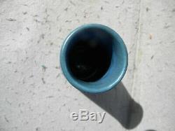 Perfect 6 Rookwood 1928 Arts & Crafts Period Matte Blue Glaze Bud Vase