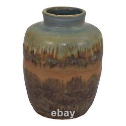 Peters and Reed Landsun 1920s Arts And Crafts Pottery Scenic Ceramic Vase 2