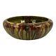 Peters And Reed Marbelized 1920s Arts And Crafts Pottery Brown Ceramic Bowl 684