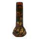 Peters And Reed Marbleized 1920s Arts And Crafts Pottery Brown Ceramic Bud Vase