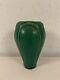 Pewabic Pottery Detroit 2004 Arts & Crafts Style Matte Green Vase