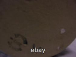 Pewabic Pottery Matte Teal Green Glaze Vase Signed WU Arts&Crafts Modern 8 1/2