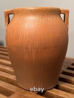 Pfaltzgraff 1930s Vintage Arts & Crafts Pottery Matte Orange Vase