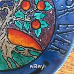 Poole Pottery 42cm Tree of Life Charger No. 238 of Ltd Ed of 500. Arts and Crafts