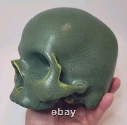 Pottery Halloween Skull Arts & Crafts Inspired Gothic Medieval Scary Nice Sculpt