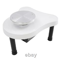 Pottery Wheel 12.6in/32cm Ceramic Wheel Machine Clay Forming DIY Art Craft White