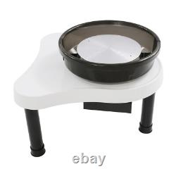 Pottery Wheel 12.6in/32cm Ceramic Wheel Machine Clay Forming DIY Art Craft White