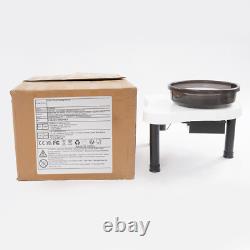 Pottery Wheel 12.6in/32cm Ceramic Wheel Machine Clay Forming DIY Art Craft White