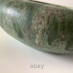 Poxon Vernon Kilns Los Angeles Arts&Crafts Pottery Bowl/Frog Matte Green Rare