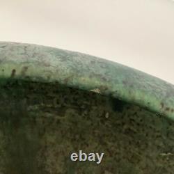 Poxon Vernon Kilns Los Angeles Arts&Crafts Pottery Bowl/Frog Matte Green Rare