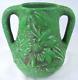 Rare Green With Charcoaling Trial Glaze Vintage Weller Art Pottery Vase 1920s