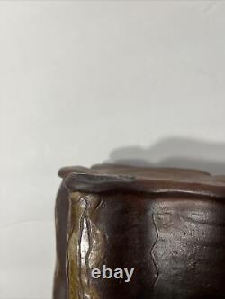 RARE PAREVE Jewish Studio Pottery Arts &Crafts Hand Crafted Vase Nude Women