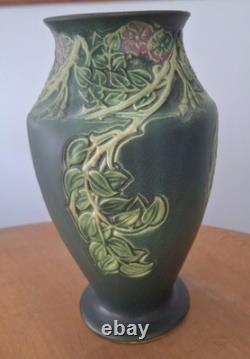 RARE/UNIQUE Roseville Rosecraft Panel Vase Experimental 10 1/4H