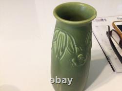 ROOKWOOD ART POTTERY VASE # 2108 DATED 1921 Matte Green 6 1/4 Inches