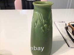 ROOKWOOD ART POTTERY VASE # 2108 DATED 1921 Matte Green 6 1/4 Inches