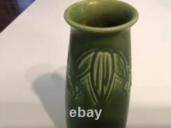 ROOKWOOD ART POTTERY VASE # 2108 DATED 1921 Matte Green 6 1/4 Inches