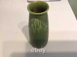 ROOKWOOD ART POTTERY VASE # 2108 DATED 1921 Matte Green 6 1/4 Inches