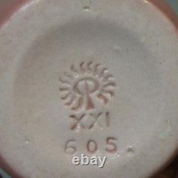 ROOKWOOD ARTS & CRAFTS ART POTTERY VASE #605, MATTE FINISH, c. 1921