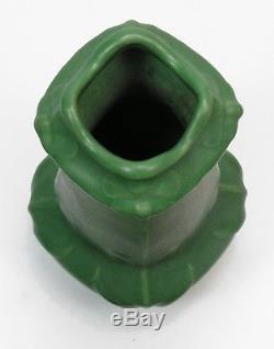 Radford Pottery Radura 9.25 matte green Art Nouveau Arts & Crafts vase