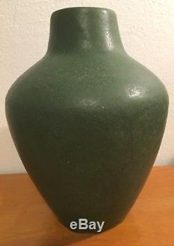 Rare Antique Van Briggle Pottery Vase Matt Green Shape 320 Arts & Crafts Mission