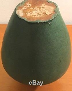 Rare Antique Van Briggle Pottery Vase Matt Green Shape 320 Arts & Crafts Mission