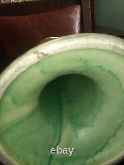 Rare Antique Weller Pottery Marvo Jardiniere Pedestal Stand Base Arts & Crafts