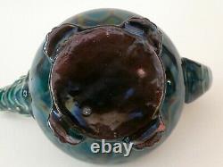 Rare Arts And Crafts Devon Longpark Grotesque Comical British Art Pottery Ewer