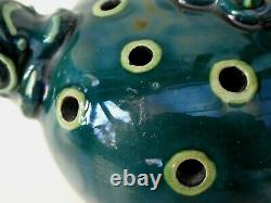 Rare Arts And Crafts Devon Longpark Grotesque Comical British Art Pottery Ewer