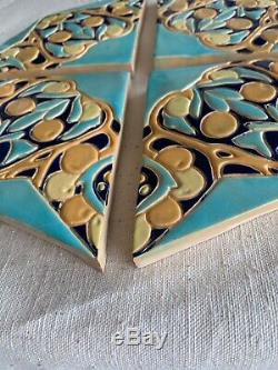 Rare Arts & Crafts Mission Octagonal Tabletop Tile Syla 1931