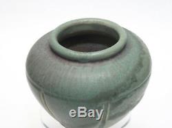 Rare Arts & Crafts Signed Hampshire Art Pottery Vase 146 3.5 H