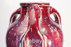 Rare Arts and Crafts High Fired Ruskin Pottery Vase by William Howson Taylor