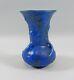 Rare Bretby English Pottery Arts & Crafts Form Electric Blue 6 Vase # 1716