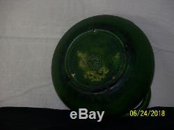 Rare-Cambridge Art Pottery Mission Arts & Crafts Mat Green Glaze Hanging Vase
