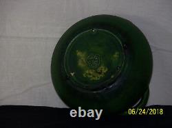 Rare-Cambridge Art Pottery Mission Arts & Crafts Mat Green Glaze Hanging Vase