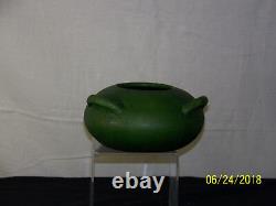 Rare-Cambridge Art Pottery Mission Arts & Crafts Mat Green Glaze Hanging Vase