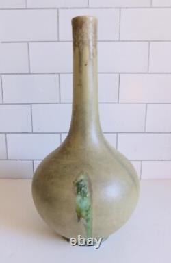 Rare Clifton Art Pottery Crystalline Glaze Arts & Crafts Era 1906 Vase